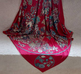 روسری ابریشم توییل زنانه