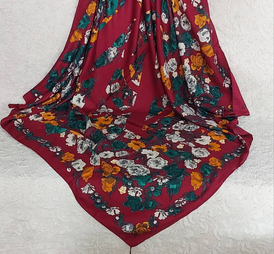 روسری نخی سیااسکارف زنانه