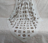 روسری سیااسکارف نخ پنبه زنانه