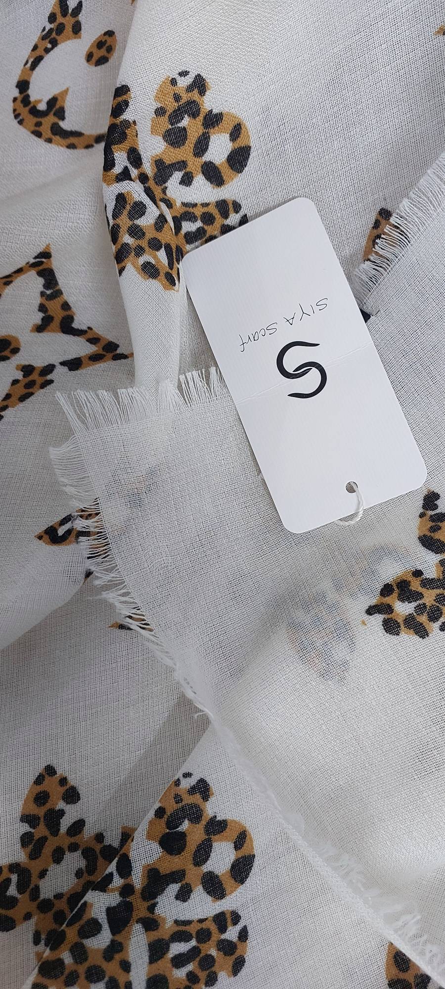 روسری سیااسکارف نخ پنبه زنانه