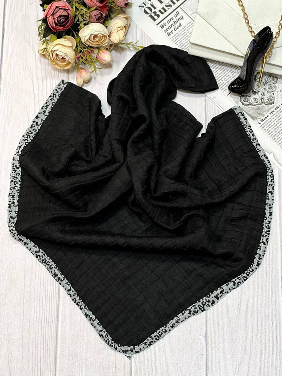 روسری نخی پلیسه دورگان