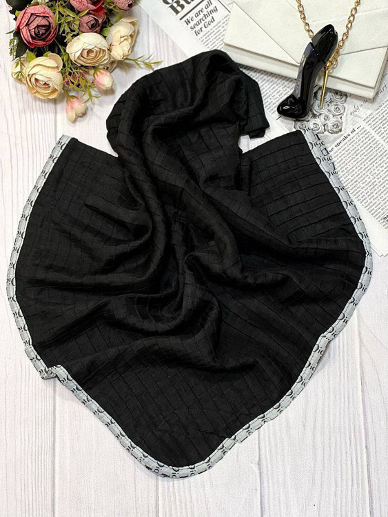 خرید روسری دورگان مشکی