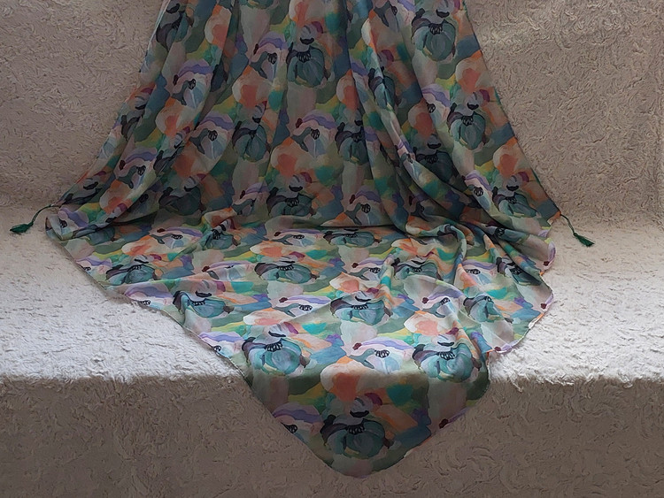 خرید آنلاین روسری نخ اسپان