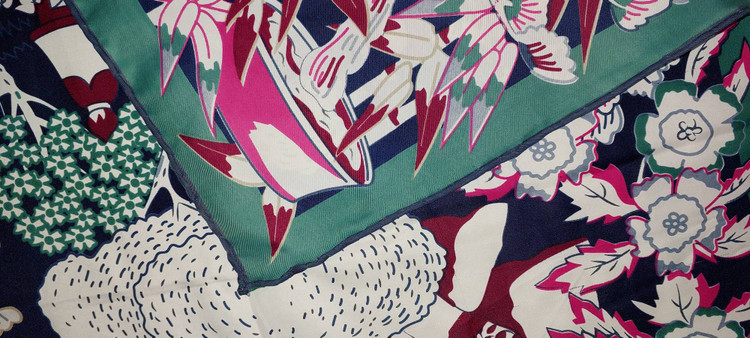 روسری ابریشم توییل مجلسی