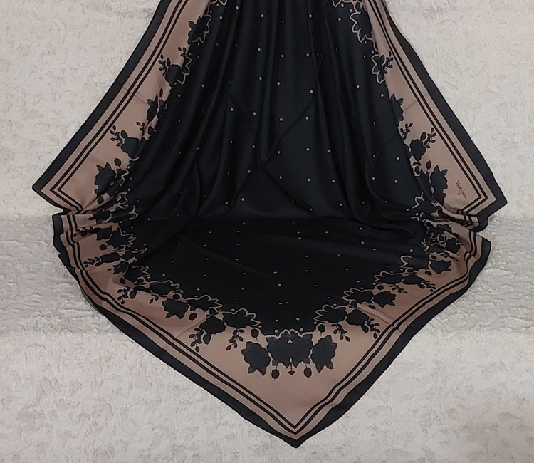 روسری سوپر نخ دور حاشیه