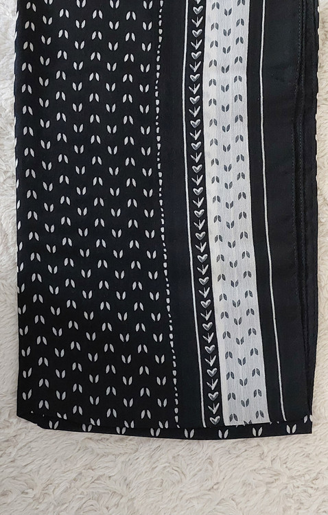 خرید آنلاین روسری نخی سیااسکارف