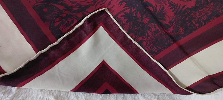 خرید آنلاین روسری ابریشم توییل قواره ۱۰۰