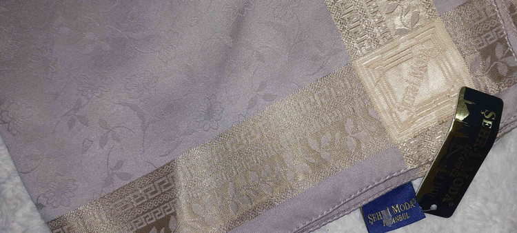 خرید آنلاین روسری دور طلایی