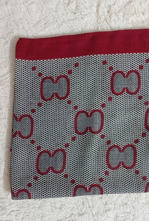 روسری نخ سیااسکارف قواره ۱۰۰