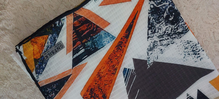 روسری نخی پاییزه دوردست دوز