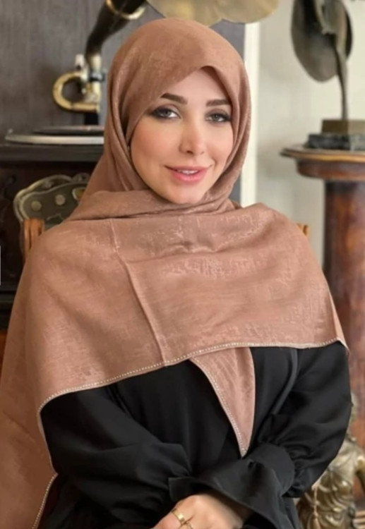 روسری نخ وال اسلپ نگین دار