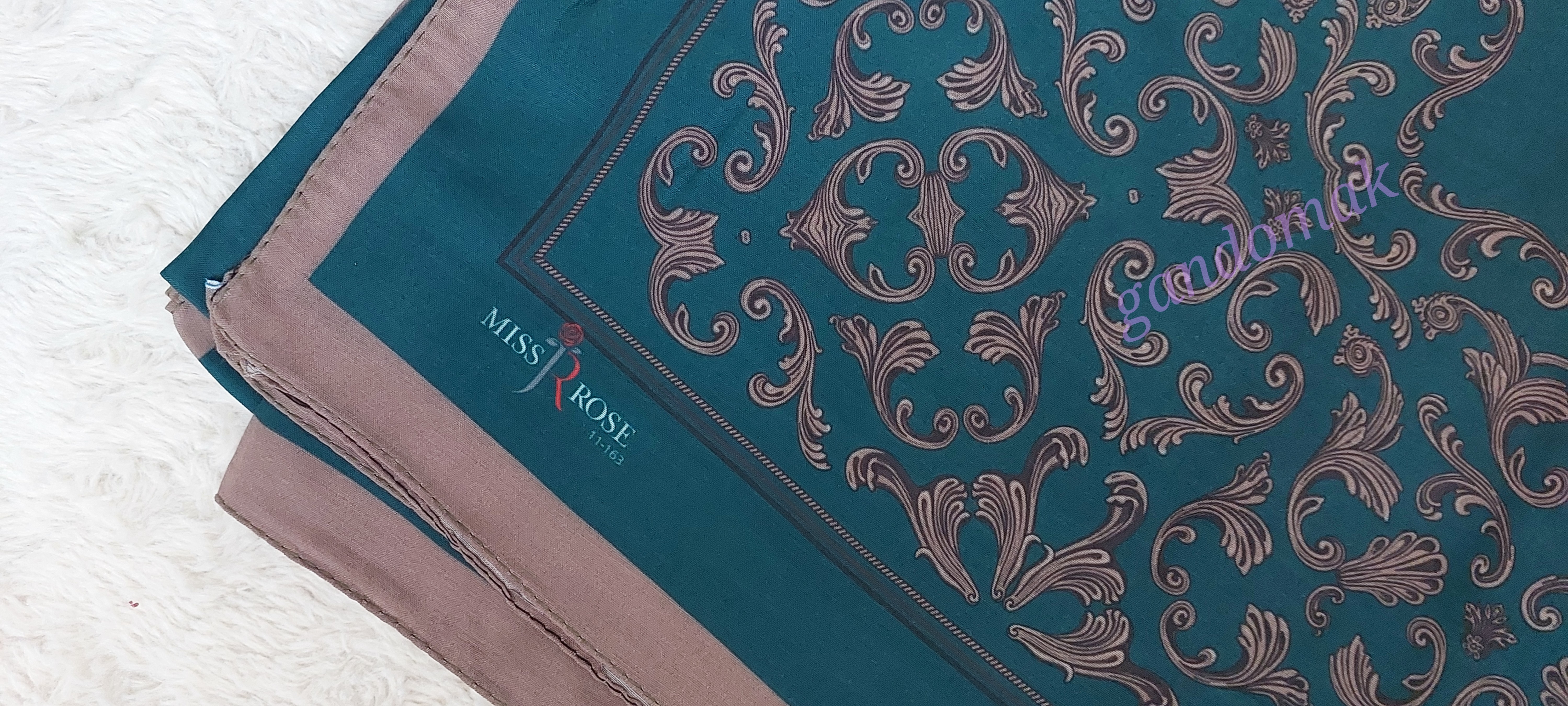روسری زنانه سوپرنخ قواره ۱۴۰ میس رز