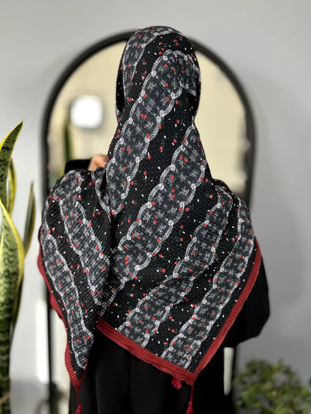 روسری پلیسه میس رز