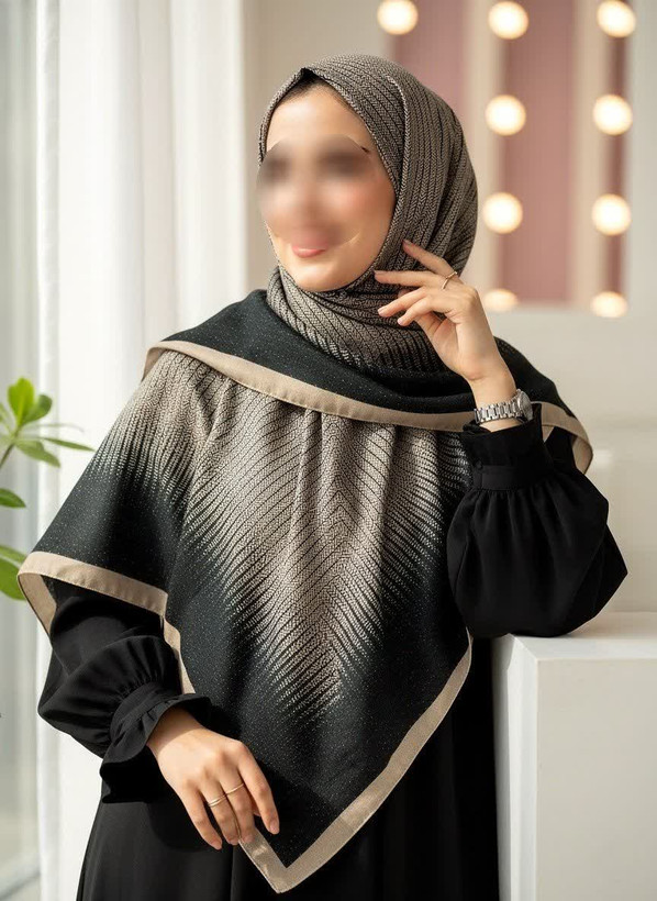 روسری سوپرنخ میس رز قواره ۱۴۰