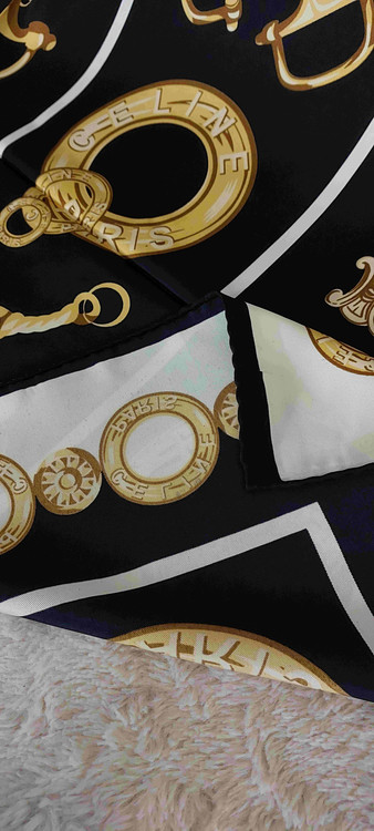 خرید روسری ساتن ابریشم کجراه