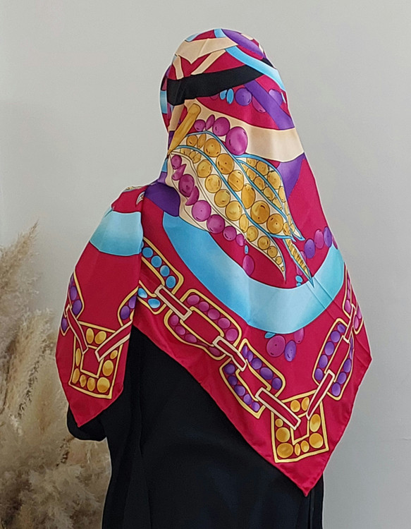 روسری زنانه ابریشم توییل