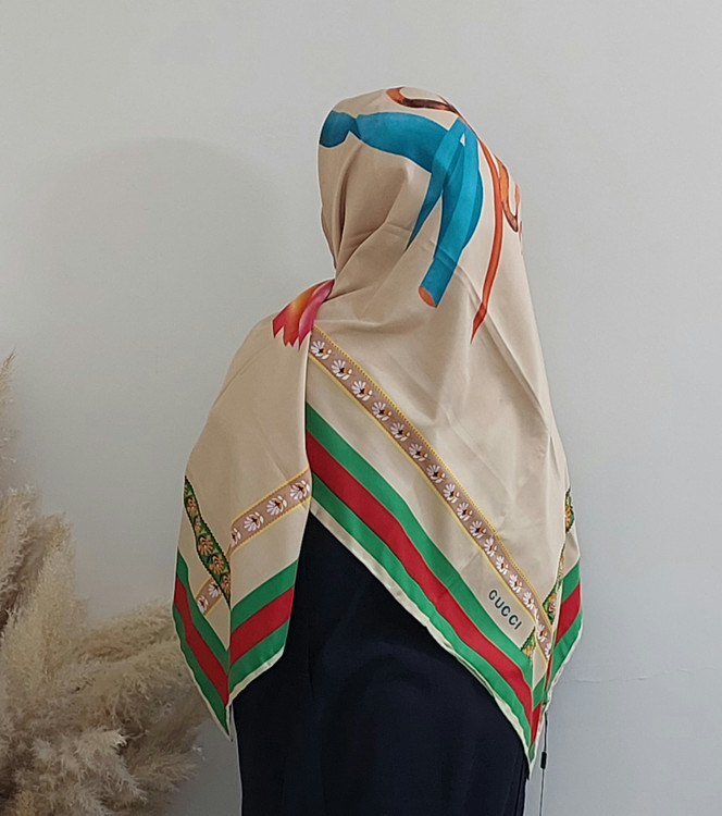 روسری زنانه ابریشم توییل