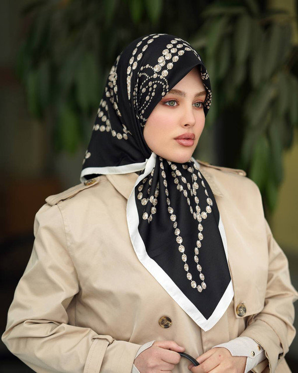 روسری زنانه ابریشم توییل کجراه