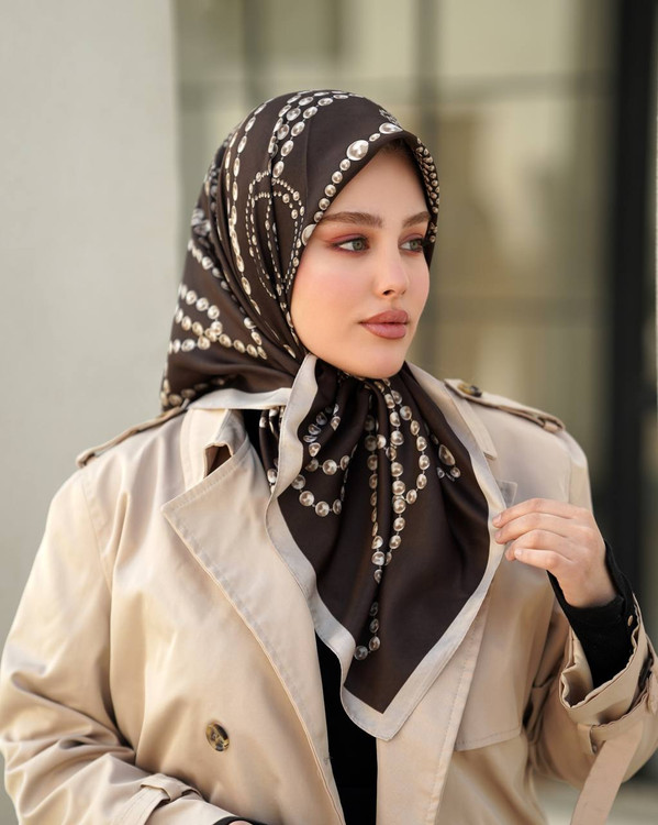 روسری ابریشم توییل شیک