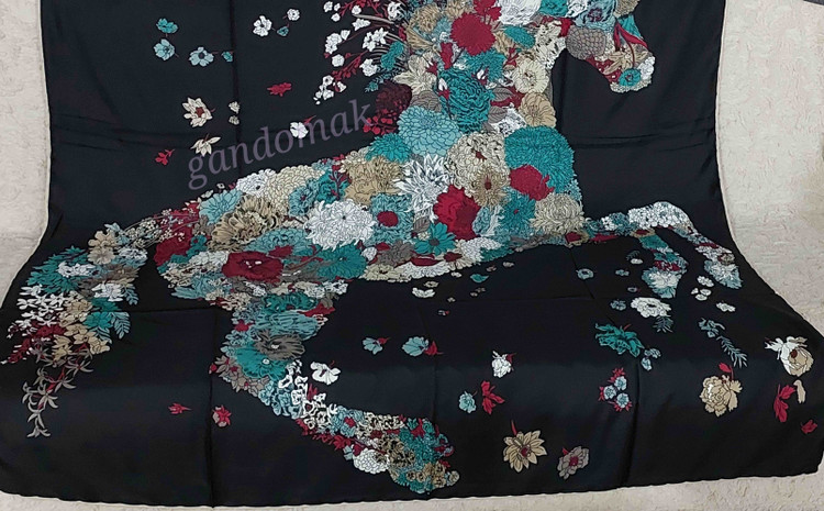 خرید روسری ابریشم توییل قواره ۱۴۰