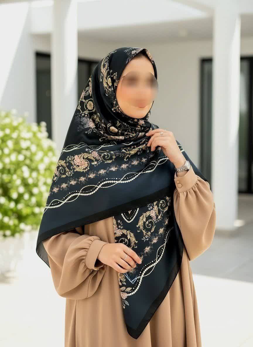 روسری ساتن میس رز