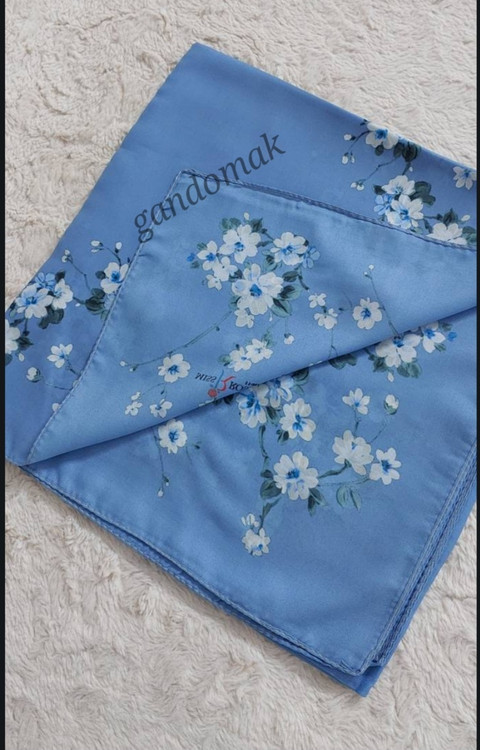 خرید روسری گلدار کرپ نخ