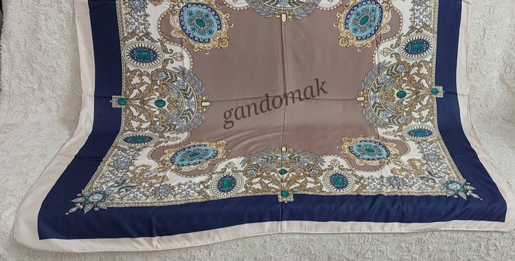 روسری نخی سیااسکارف چهارفصل
