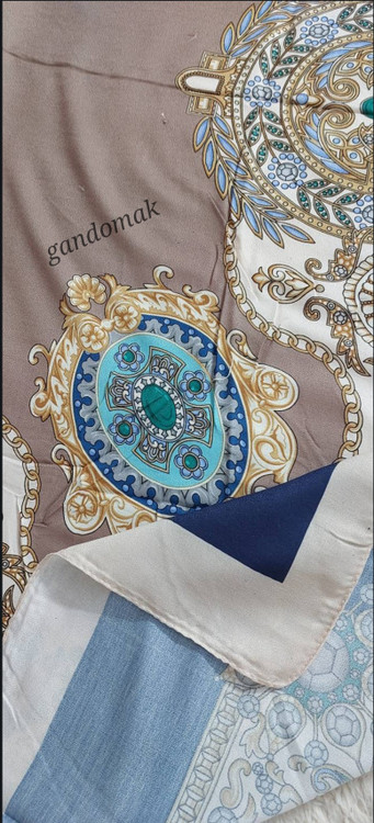 خرید آنلاین روسری نخی سیااسکارف