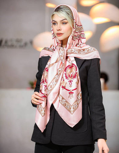 روسری زنانه نخی سیااسکارف قواره ۱۴۰