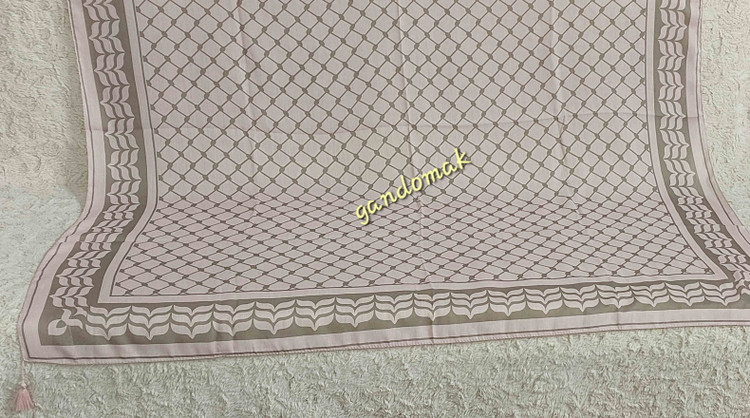 روسری سوپرنخ صورتی