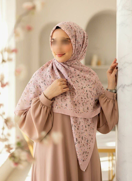 روسری زنانه سوپرنخ صورتی