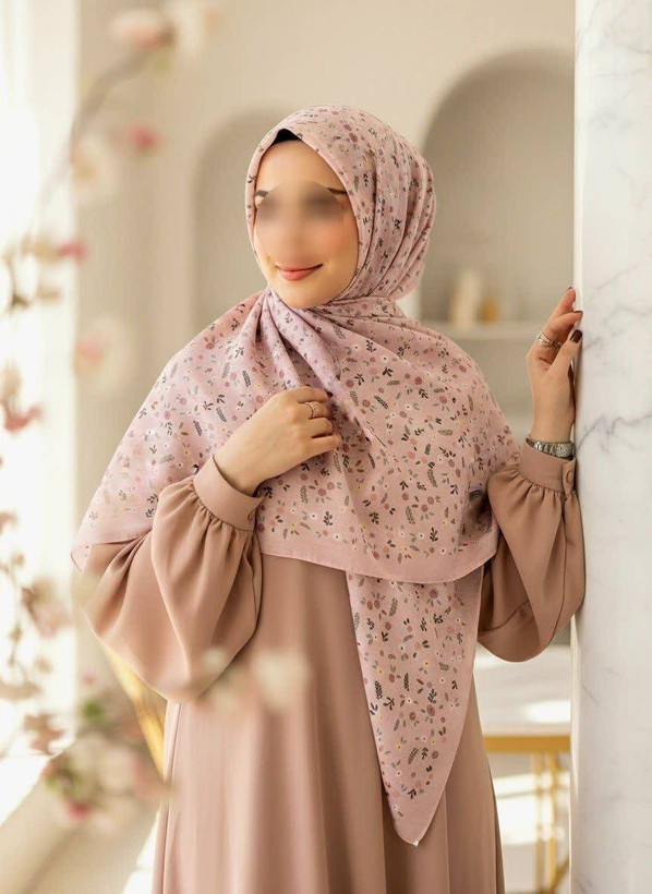 روسری زنانه سوپرنخ صورتی