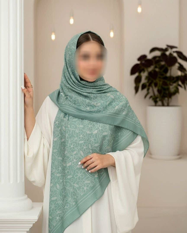 روسری زنانه سوپر نخ میس رز قواره ۱۴۰