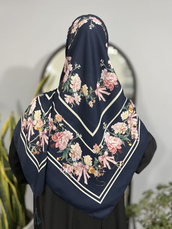 خرید آنلاین روسری کرپ نخ