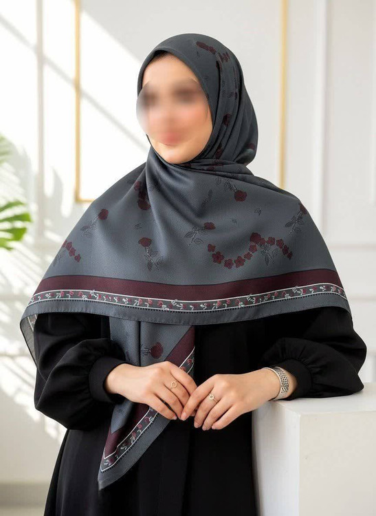 روسری زنانه سوپرنخ میس رز قواره ۱۴۰