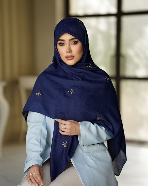 روسری کریشه پاپیونی