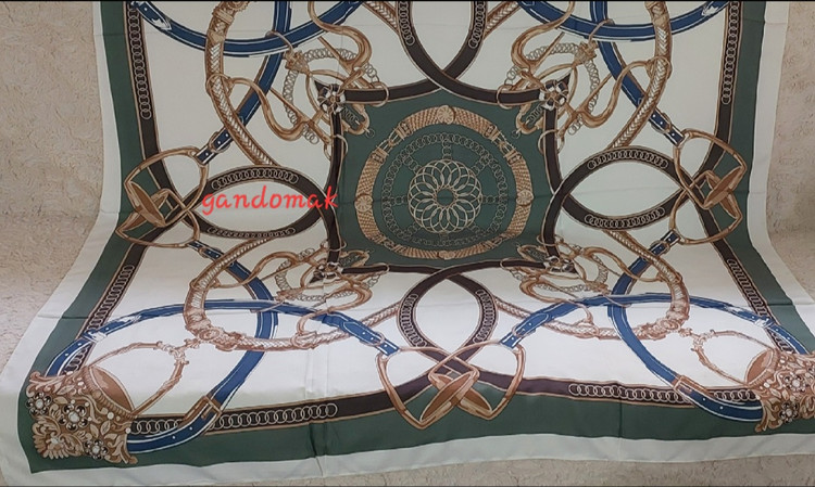 روسدی ابریشم توییل شیری_سبز