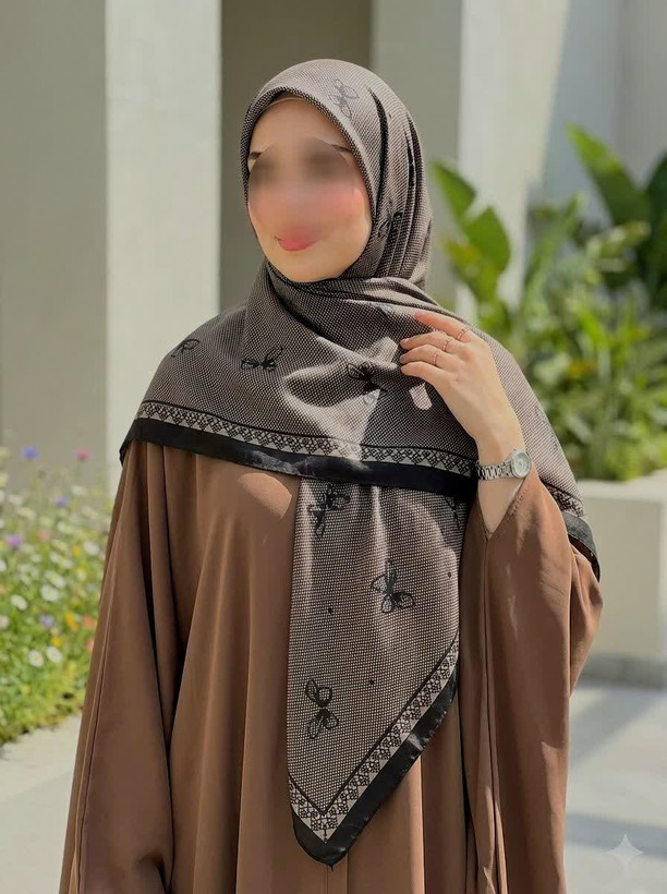 روسری زنانه سوپرنخ میس رز قواره ۱۴۰
