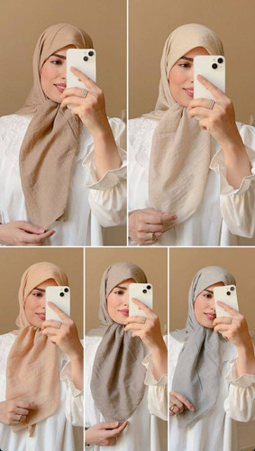 روسری زنانه وال نخ سنگشور قواره ۱۲۰