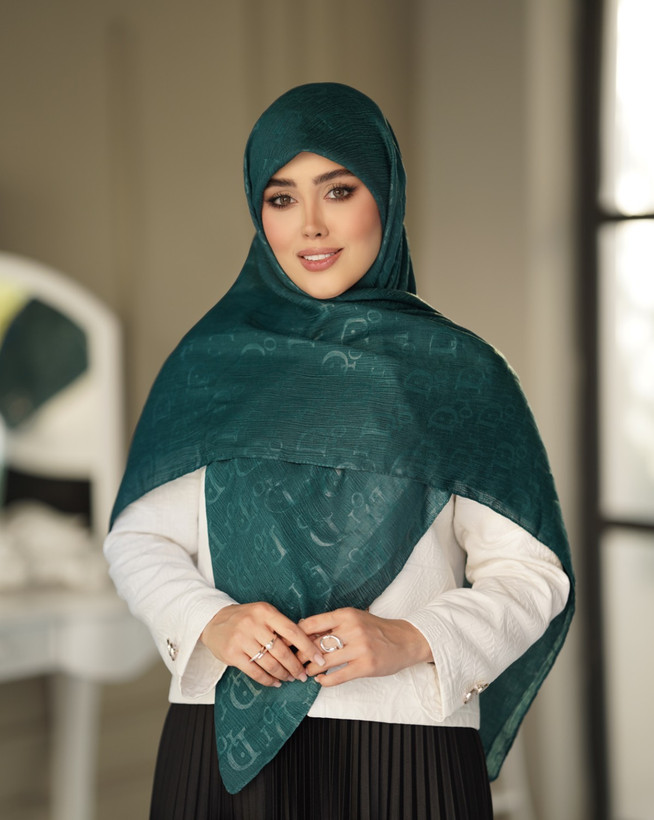 روسری زنانه نخ کریشه قواره ۱۳۰