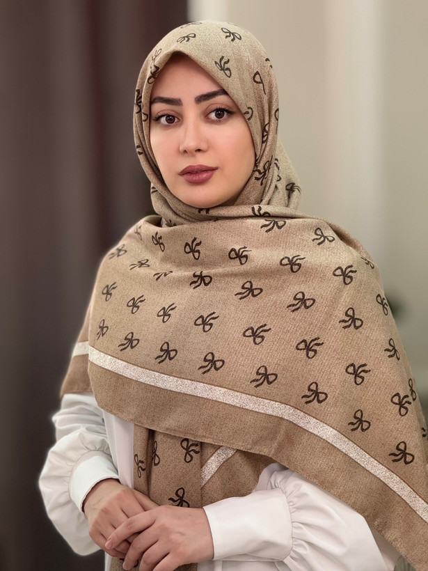 روسری زنانه نخی لمه دار آناهیتا قواره ۱۴۰