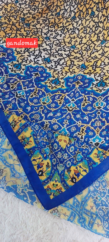 روسری زنانه سوپرنخ میس رز قواره ۱۴۰
