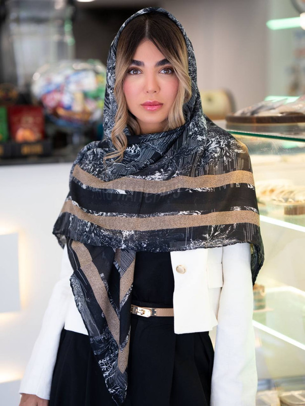 روسری زنانه نخی قواره ۱۴۰