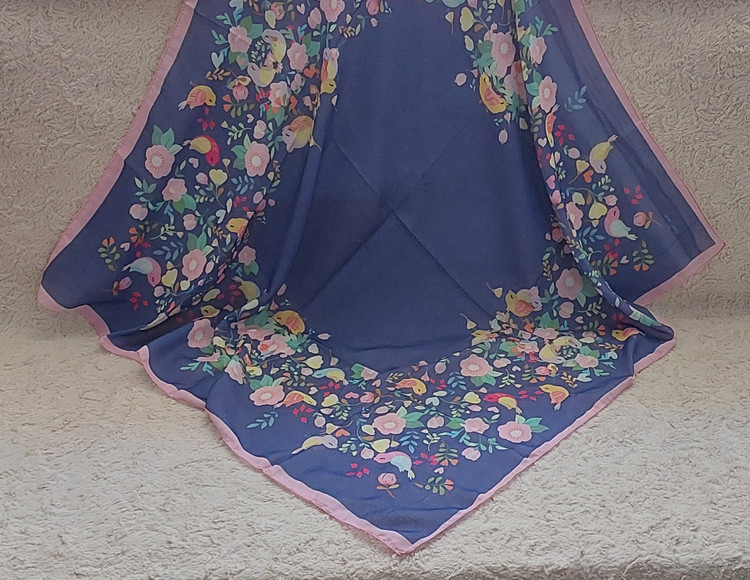 روسری دخترانه نخی میس رز قواره ۱۰۰