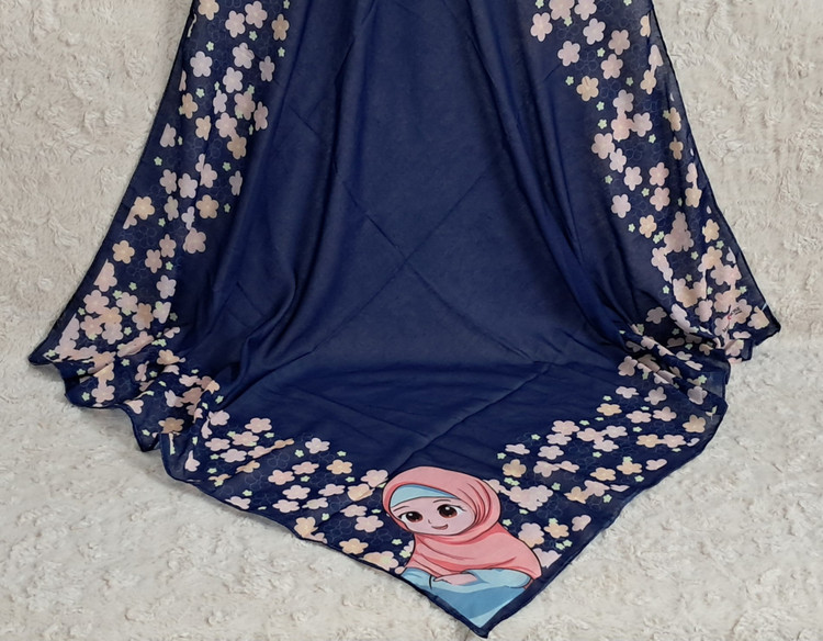 روسری دخترانه سوپرنخ میس رز قواره ۹۵