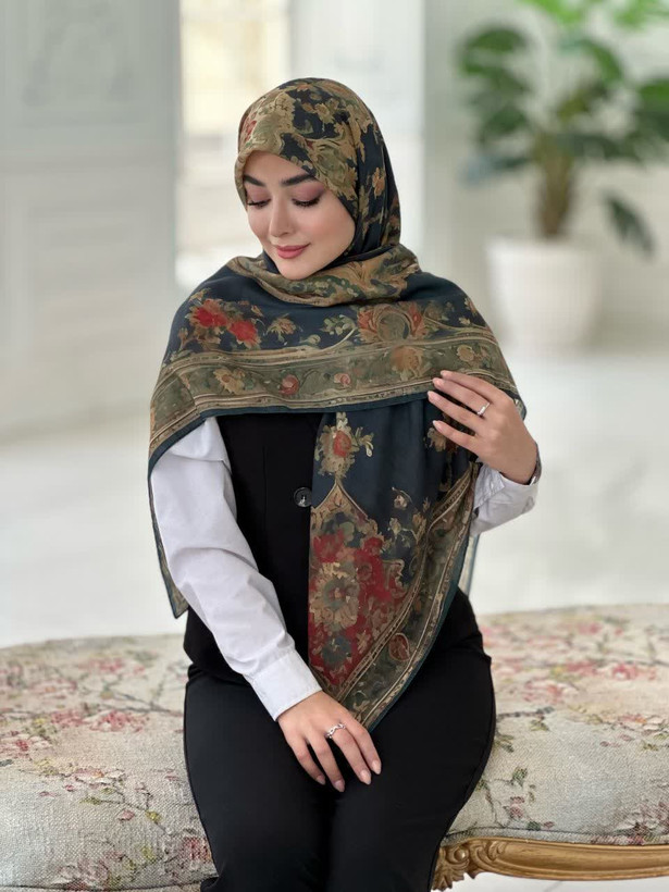روسری زنانه سوپرنخ قواره ۱۴۰