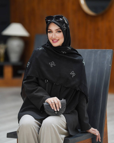 روسری زنانه درختی پاپیونی قواره ۱۳۵