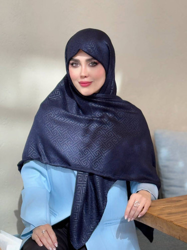 روسری کریشه سرمه ای جیوانچی