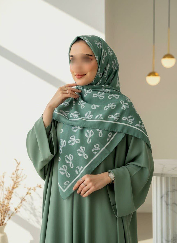 روسری سوپرنخ پاپیونی قواره ۱۲۰