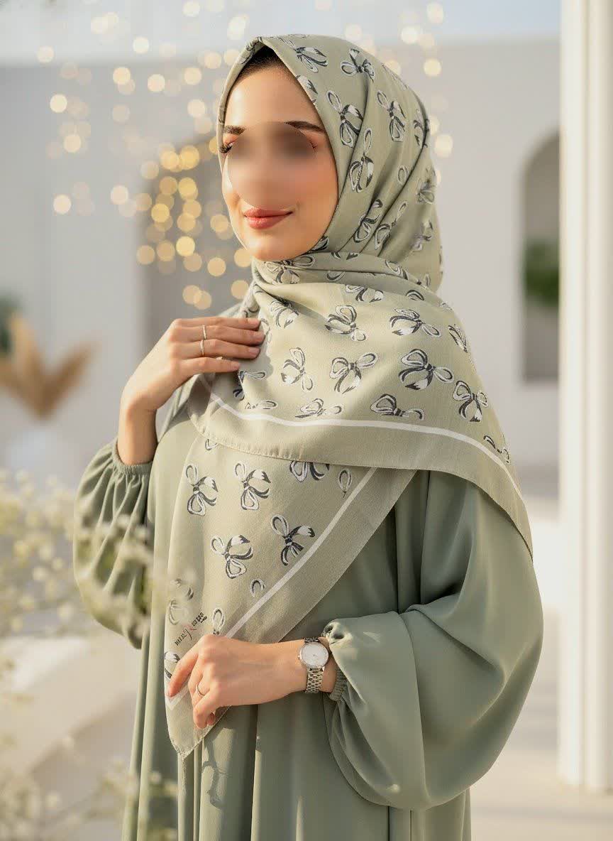 روسری سوپرنخ پاپیونی